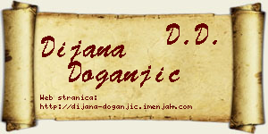 Dijana Doganjić vizit kartica